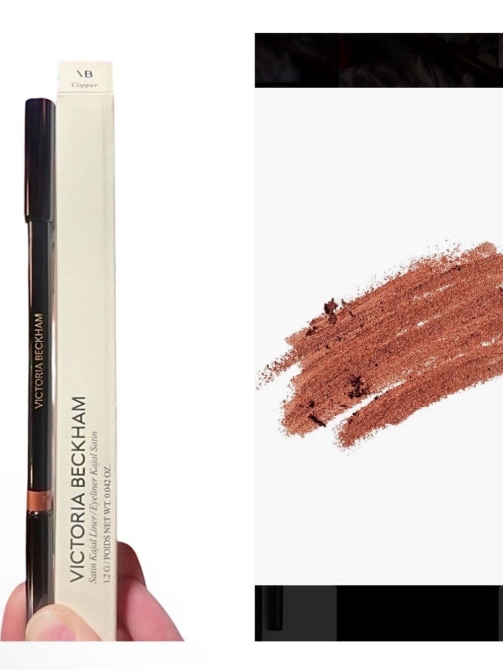 Victoria Beckham Satin Kajal Liner — Copper Shimmer new